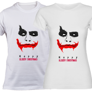 Tricou Craciun Cuplu Joker