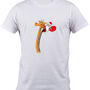 Tricou Craciun Girafa si Mosu